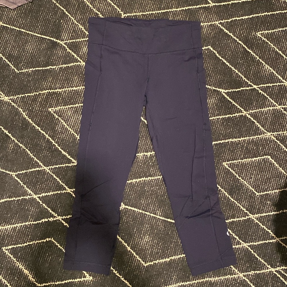 Lululemon Fast and Free High Rise Tight 25” in True Navy
